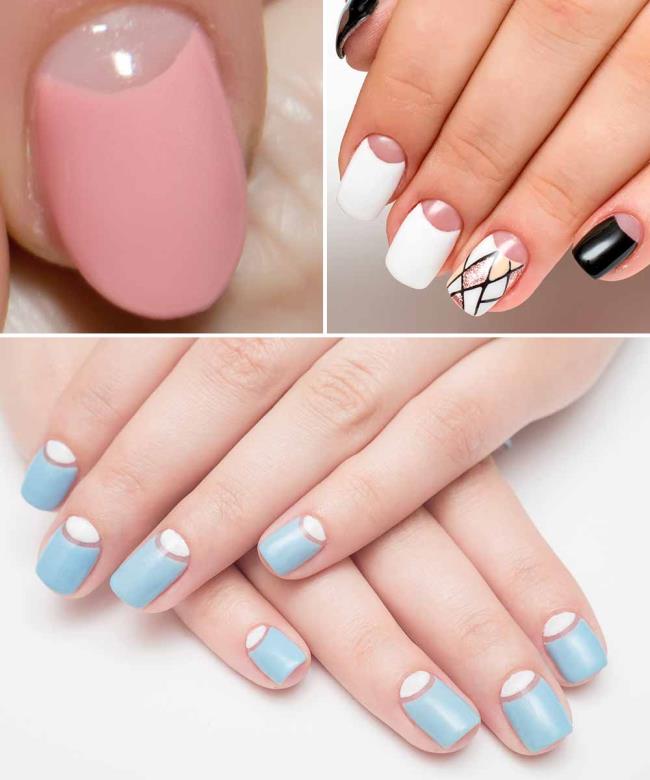 Half Moon Manicure: what it is and how to do it