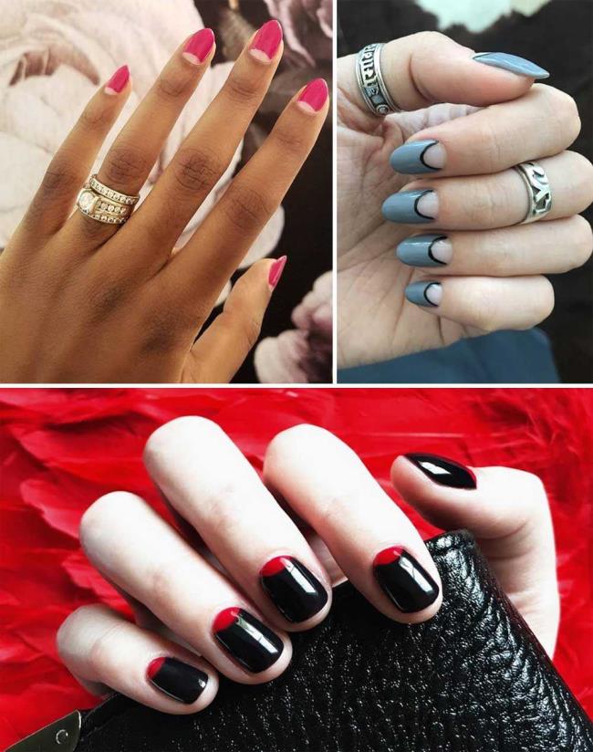 Manicura de media luna: que es y como se hace