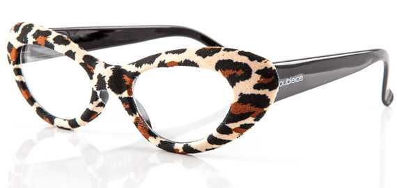Doubleice: zebra, leopard and spotted glasses