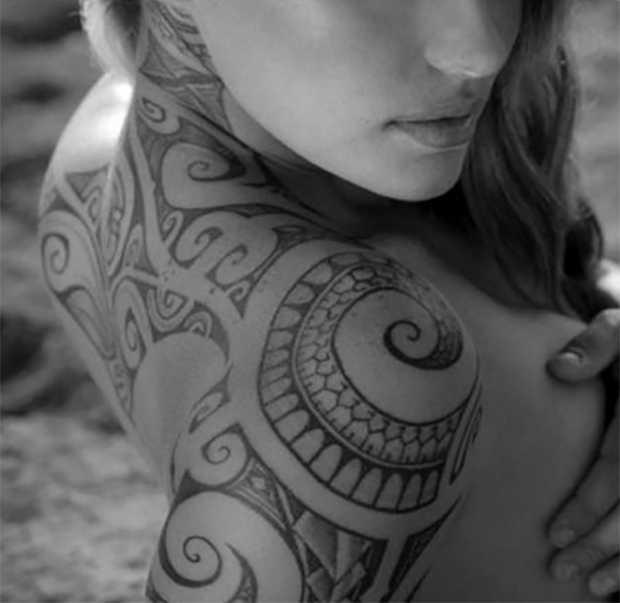 Maori-tatoeages: foto's, betekenis, ideeën