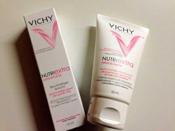 Vichy Nutriextra Handcreme und Lippenbalsam: Bewertung und Meinungen