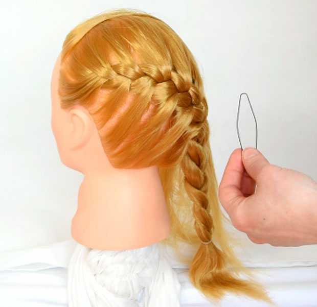 Trenza con lazos - ¡peinado original!