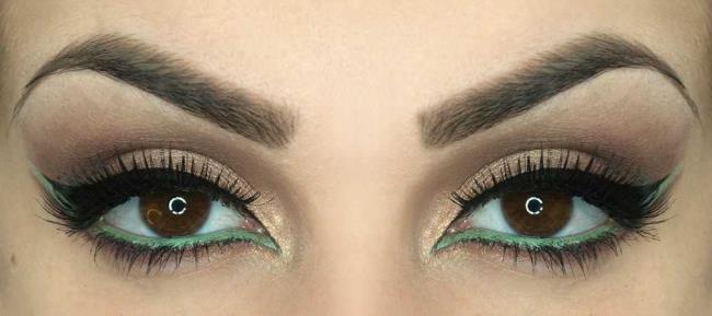 Makeup to enlarge the eyes and lengthen them: tutorial
