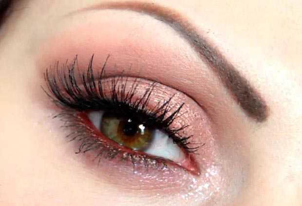 Maquiagem para os olhos verdes diurnos: como fazer