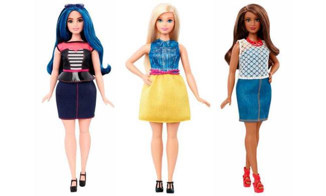 Barbie Curvy Baru, Tinggi atau Pendek: Foto pelbagai bentuk!