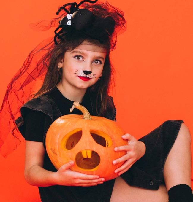 Maquillage Halloween pour enfants 2020: 100 belles idées et photos!