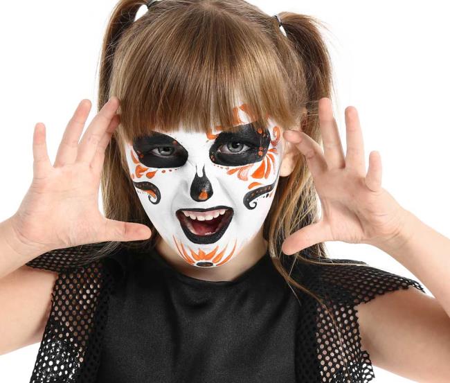 Halloween kids maquiagem 2020: 100 belas ideias e fotos!