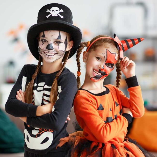 Maquillage Halloween pour enfants 2020: 100 belles idées et photos!