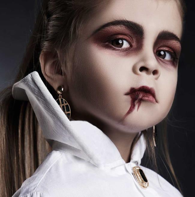 Halloween kids maquiagem 2020: 100 belas ideias e fotos!