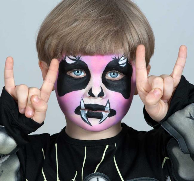 Maquillage Halloween pour enfants 2020: 100 belles idées et photos!