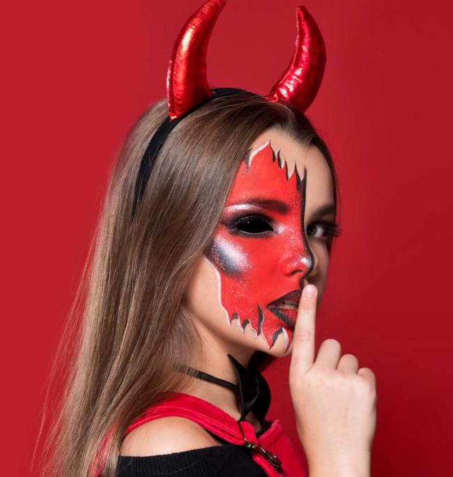 Halloween kids maquiagem 2020: 100 belas ideias e fotos!