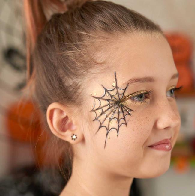 Maquillage Halloween pour enfants 2020: 100 belles idées et photos!