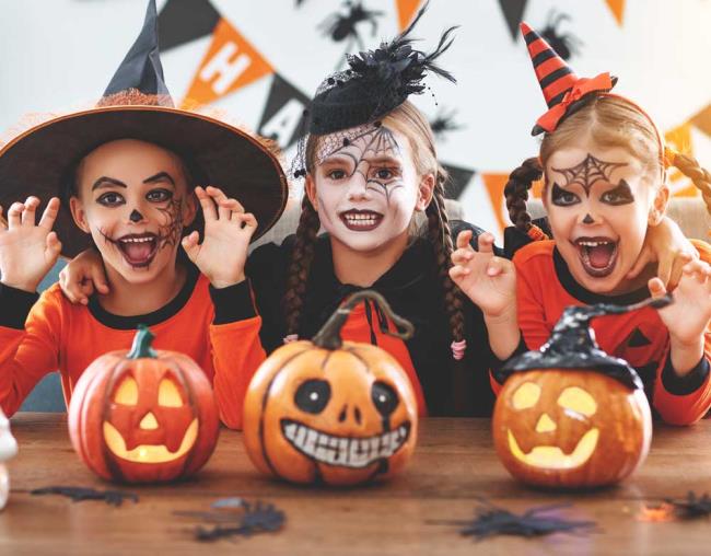 Halloween kids maquiagem 2020: 100 belas ideias e fotos!