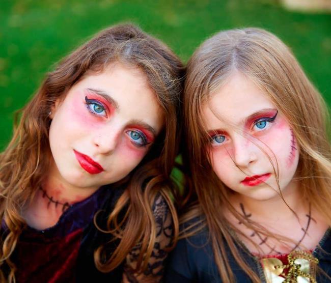 Halloween kids maquiagem 2020: 100 belas ideias e fotos!