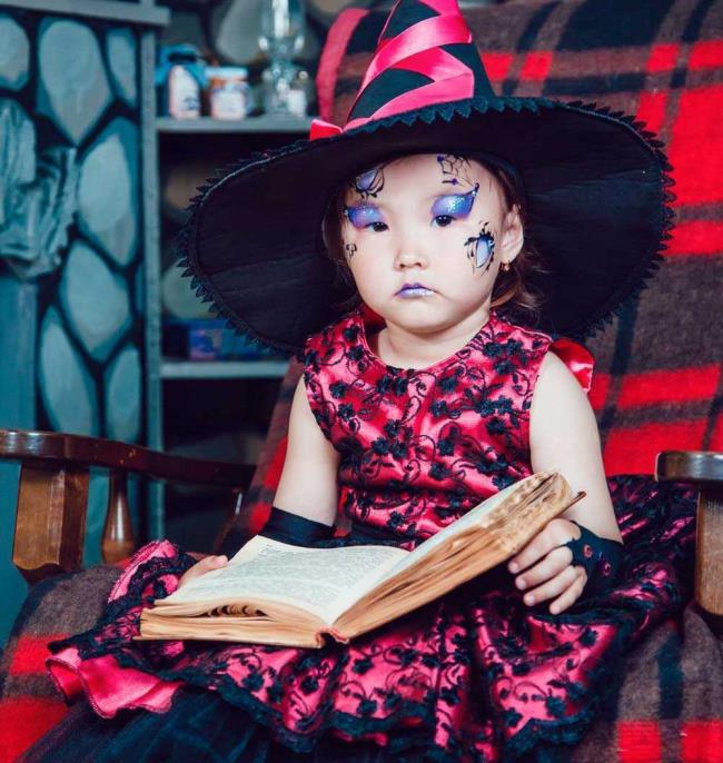 Makeup kanak-kanak Halloween 2020: 100 idea dan gambar yang indah!