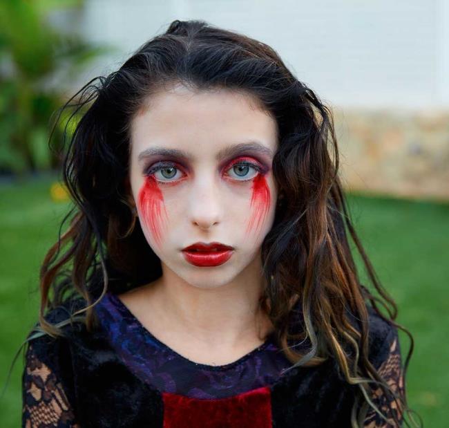 Maquillage Halloween pour enfants 2020: 100 belles idées et photos!