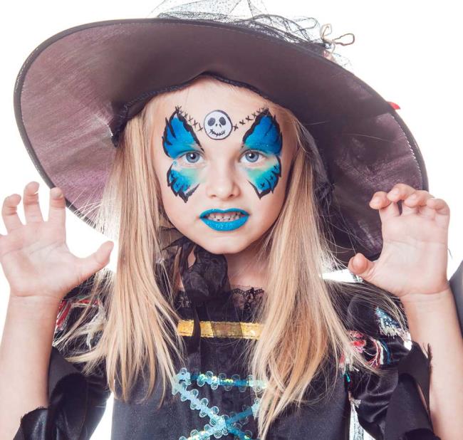 Makeup kanak-kanak Halloween 2020: 100 idea dan gambar yang indah!