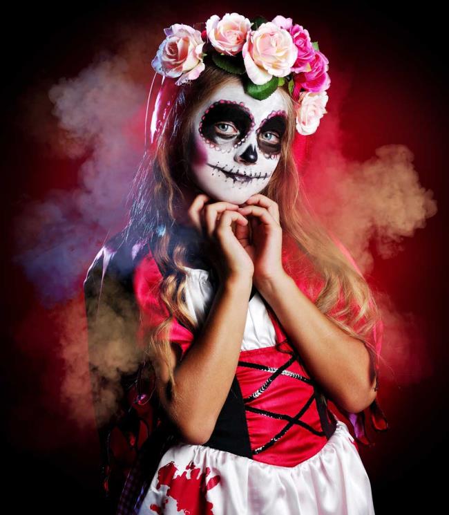 Halloween kids maquiagem 2020: 100 belas ideias e fotos!