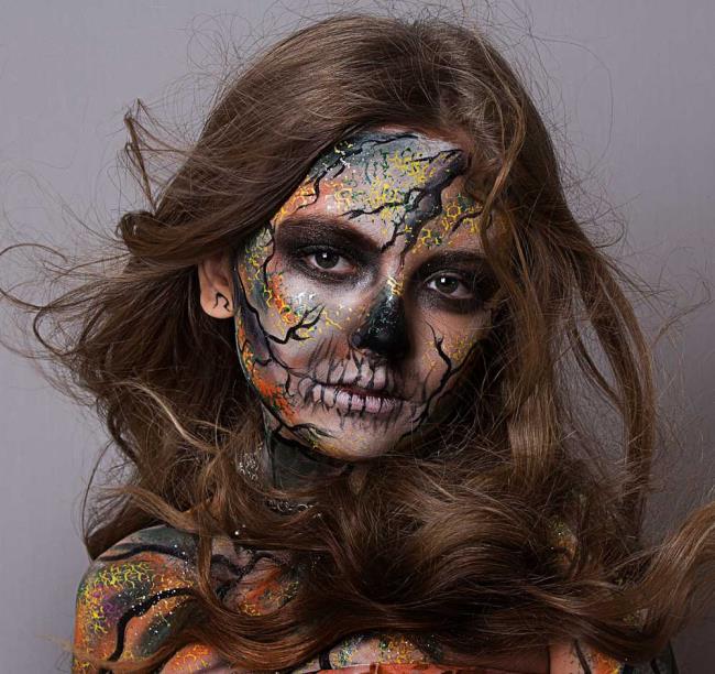 Maquillage Halloween pour enfants 2020: 100 belles idées et photos!