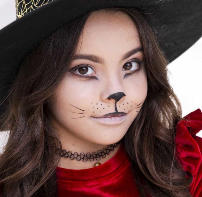 Halloween kids maquiagem 2020: 100 belas ideias e fotos!