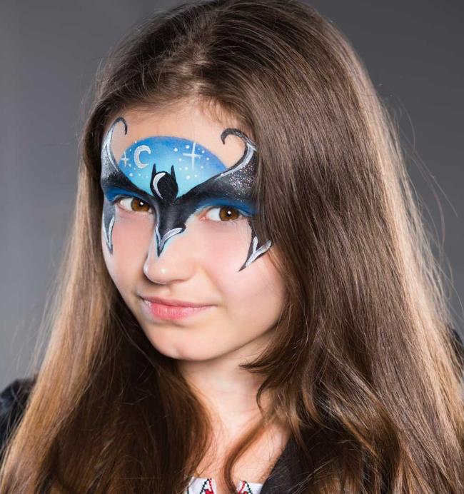 Maquillage Halloween pour enfants 2020: 100 belles idées et photos!