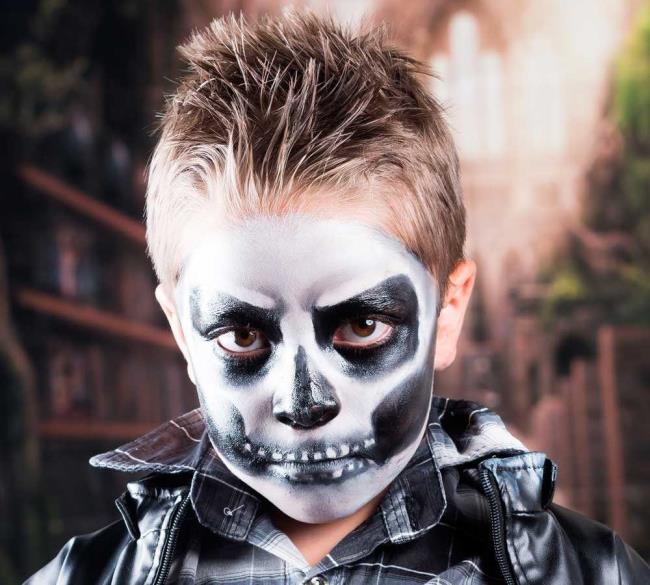 Maquillage Halloween pour enfants 2020: 100 belles idées et photos!