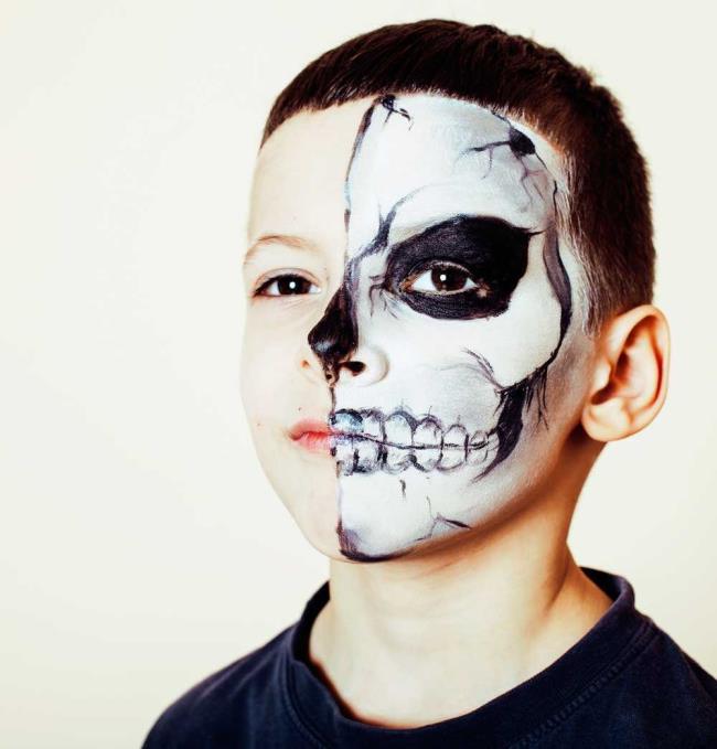 Makeup kanak-kanak Halloween 2020: 100 idea dan gambar yang indah!