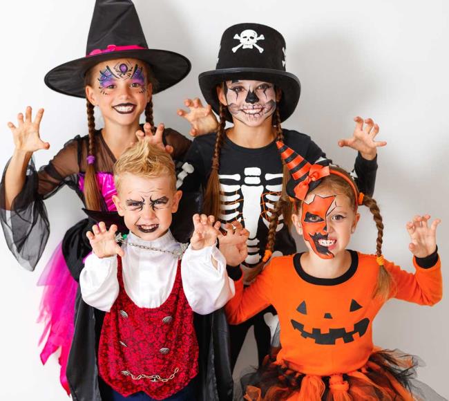 Halloween kids maquiagem 2020: 100 belas ideias e fotos!