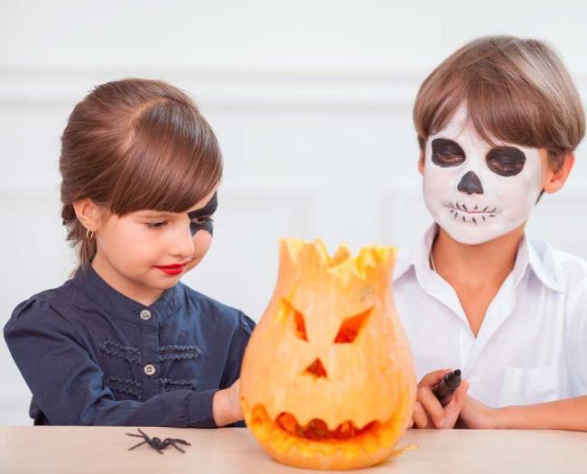 Maquillage Halloween pour enfants 2020: 100 belles idées et photos!