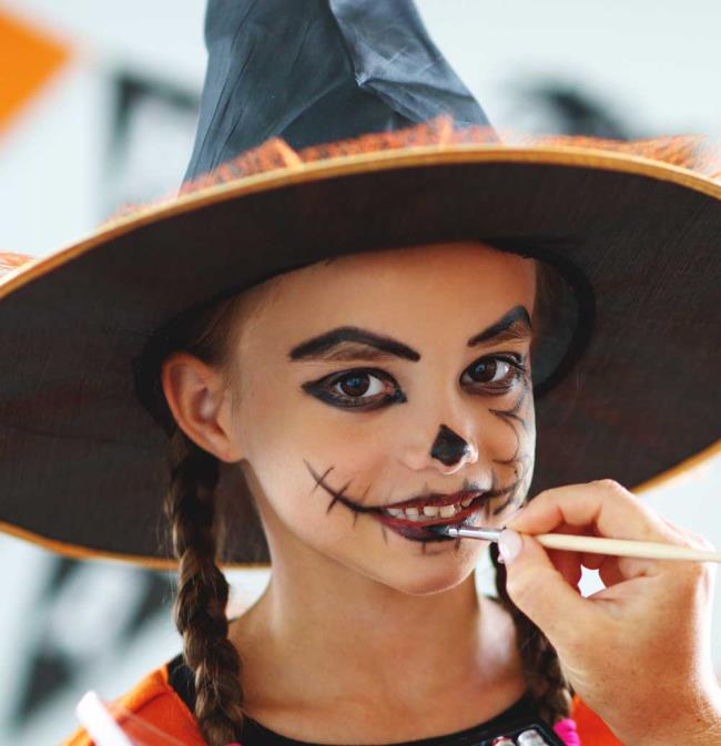 Maquillage Halloween pour enfants 2020: 100 belles idées et photos!