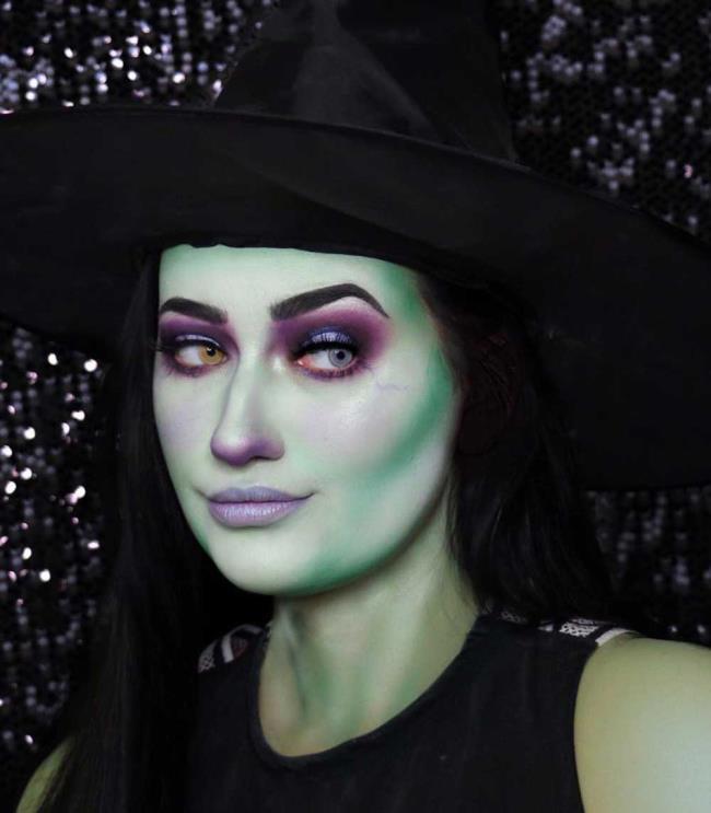 Halloween Witch Makeup 2020: 70 oryginalnych i prostych pomysłów do skopiowania!