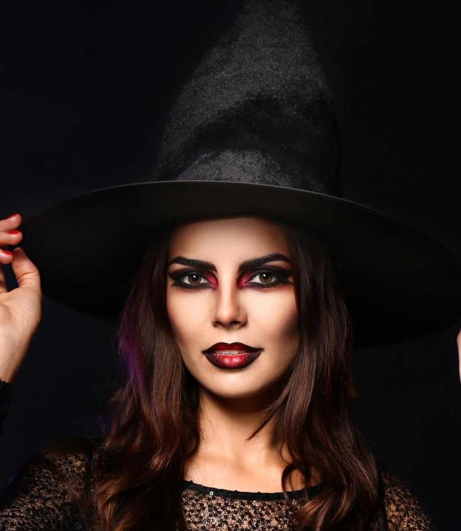 Halloween Witch Makeup 2020: 70 idea asli dan ringkas untuk disalin!