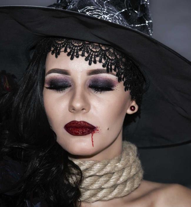 Halloween Witch Makeup 2020: 70 idea asli dan ringkas untuk disalin!