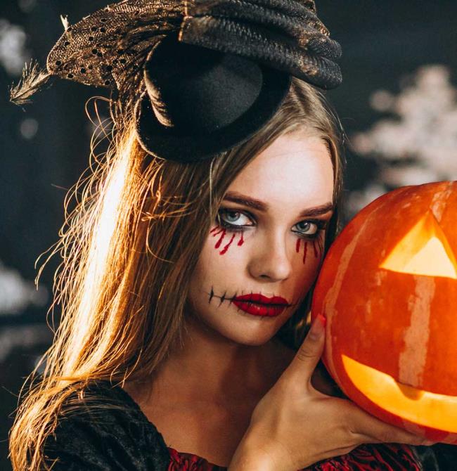 Halloween Witch Makeup 2020: 70 idea asli dan ringkas untuk disalin!