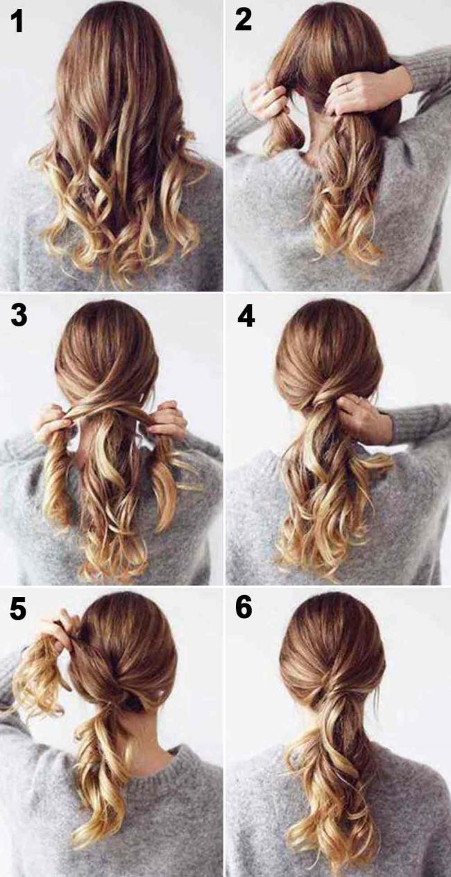 Ponytail: how to do it high and low, 100 pictures, ideas, tutorials