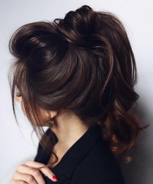 Ponytail: how to do it high and low, 100 pictures, ideas, tutorials