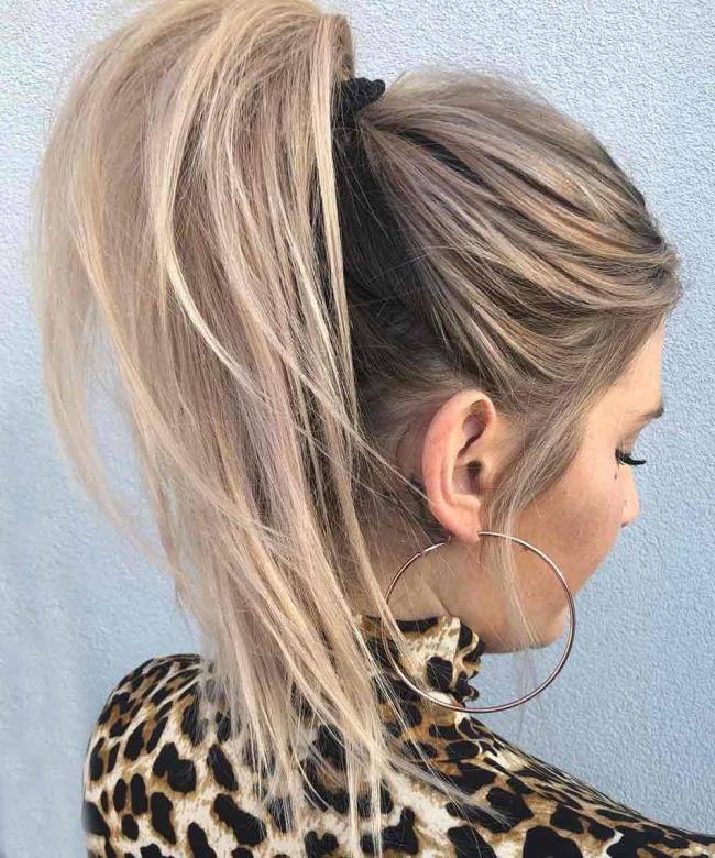 Ponytail: how to do it high and low, 100 pictures, ideas, tutorials