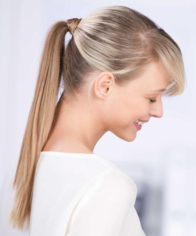 Ponytail: how to do it high and low, 100 pictures, ideas, tutorials