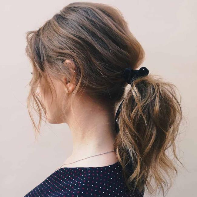 Ponytail: how to do it high and low, 100 pictures, ideas, tutorials