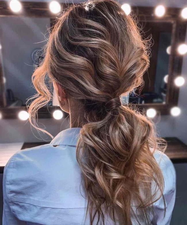 Ponytail: how to do it high and low, 100 pictures, ideas, tutorials