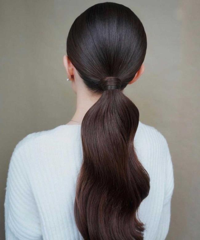 Ponytail: how to do it high and low, 100 pictures, ideas, tutorials