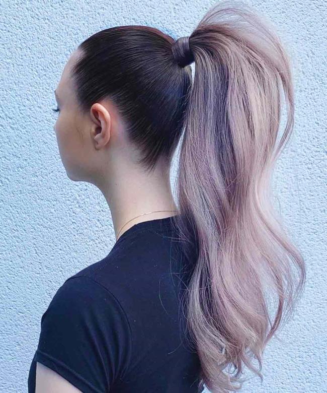 Ponytail: how to do it high and low, 100 pictures, ideas, tutorials