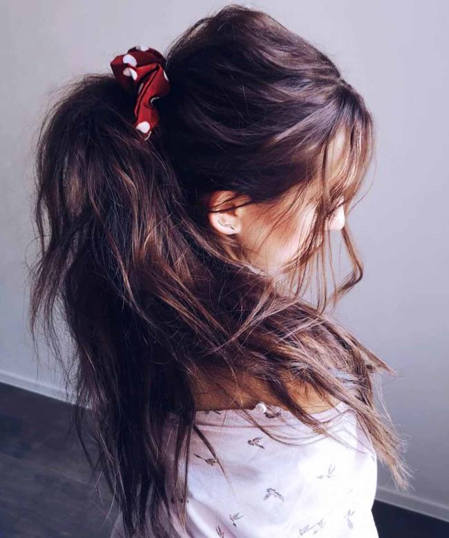 Ponytail: how to do it high and low, 100 pictures, ideas, tutorials