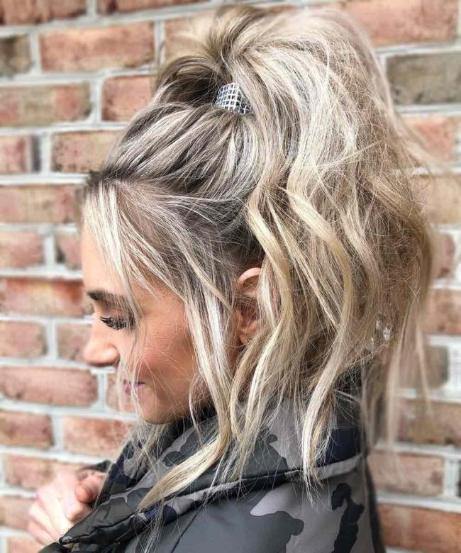 Ponytail: how to do it high and low, 100 pictures, ideas, tutorials