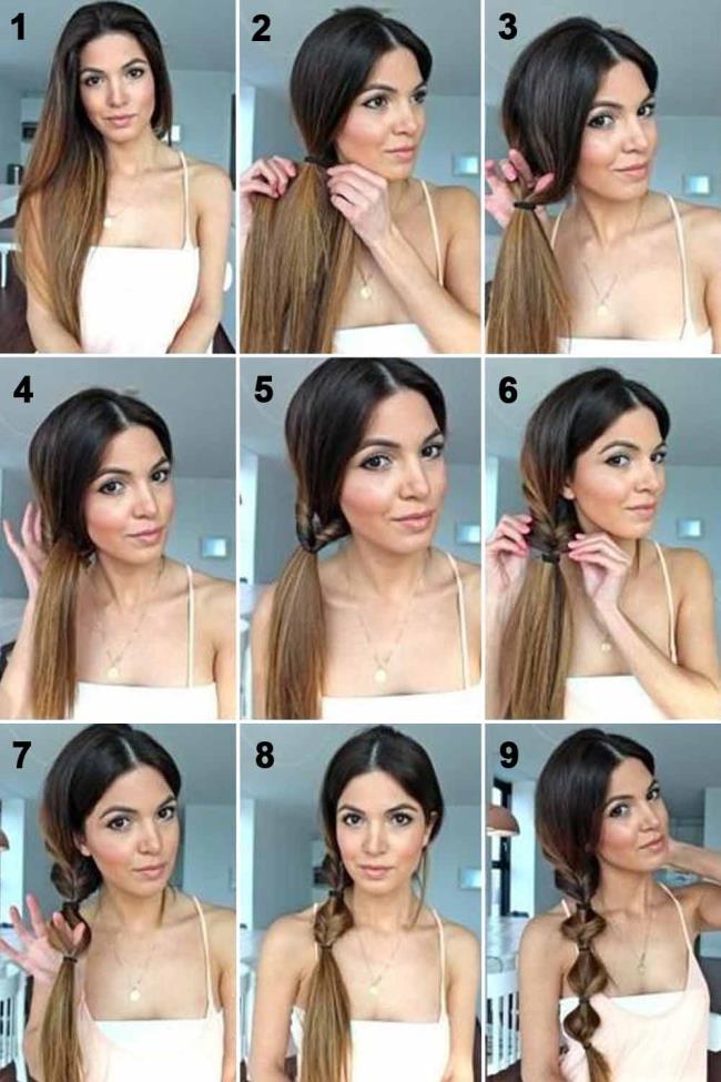 Seitenfrisuren: Top 100 Ideen zum Kopieren