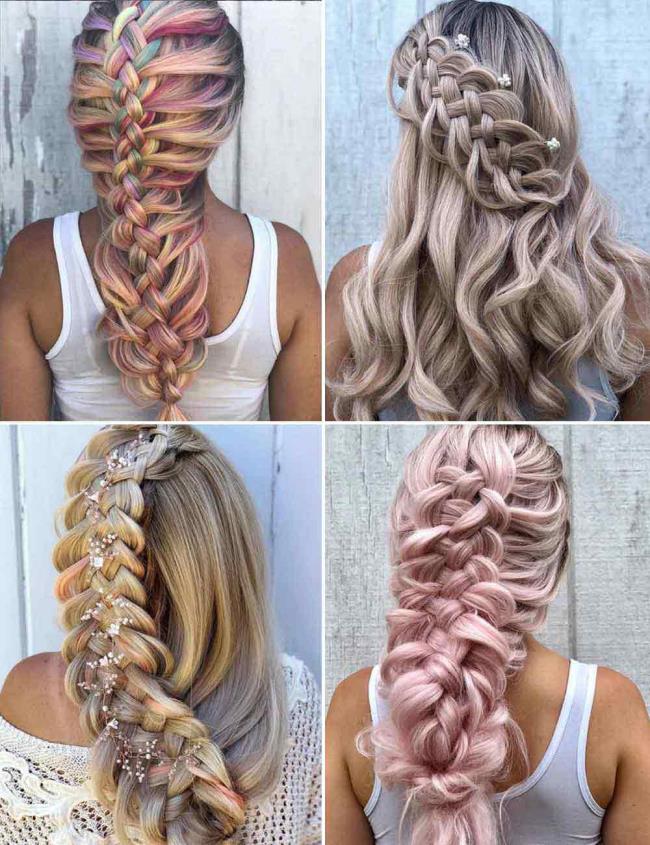 Hairstyles with braids 2020: 150 beautiful ideas and tutorials