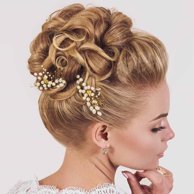 ゲストのための結婚式のヘアスタイル：100の最も美しい！