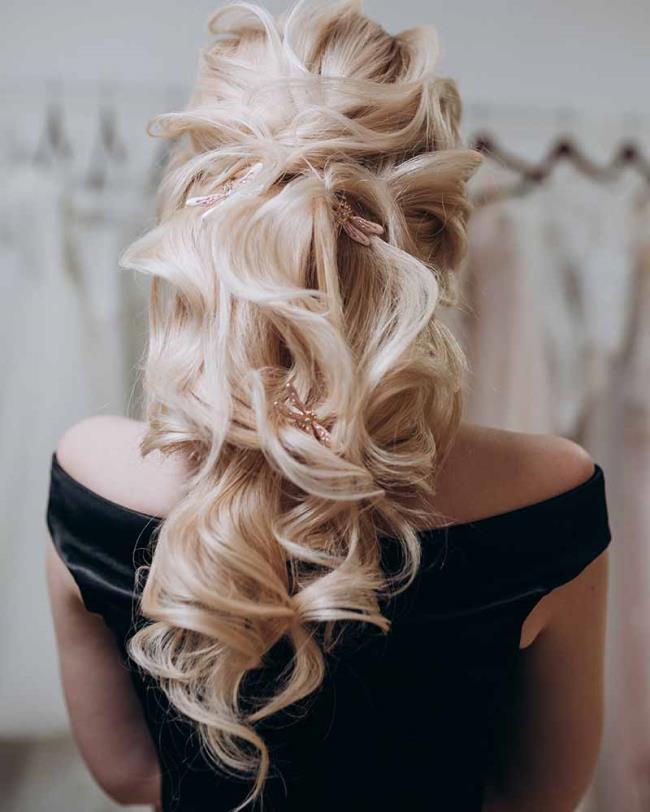 Misafirler için düğün saç modelleri: en güzel 100!