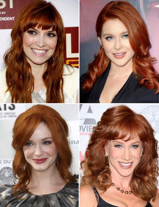 Rambut merah: semua warna!  120 Foto untuk mencari warna merah yang sempurna