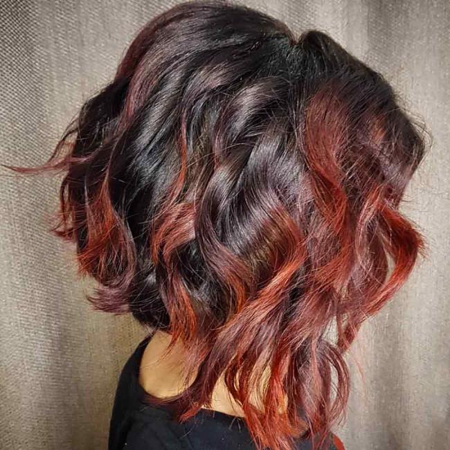 Rude włosy: wszystkie odcienie!  120 zdjęć, aby znaleźć idealną czerwień